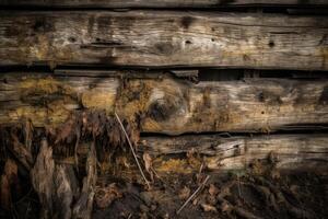 deteriorato di legno tavole sfondo generativo ai foto