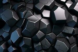 voronoi blocchi modello struttura sfondo generativo ai foto