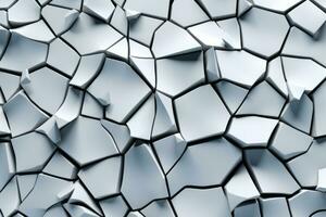 voronoi blocchi modello struttura sfondo generativo ai foto