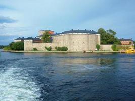 fortezza di vaxholm nell'arcipelago di stoccolma svezia foto