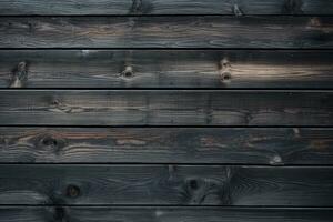 un' di legno parete con un' buio Marrone macchia, vicino su di un' legna parete con un' buio sfondo foto