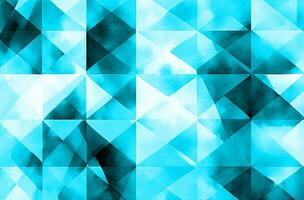 astratto geometrico modello nel blu triangolo forme sfondo foto