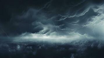 astratto sfondo di tempesta nuvole . generativo ai foto