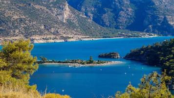 vista dalla collina a oludeniz foto