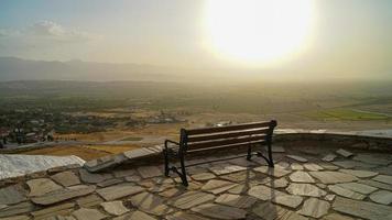 vedute di pamukkale foto