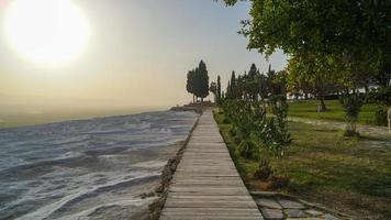 vedute di pamukkale foto