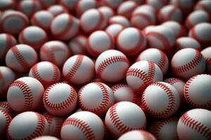 strutturato baseball palla sfondo. creare ai foto