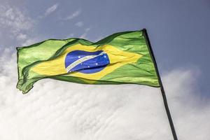 bandiera brasile all'aperto foto