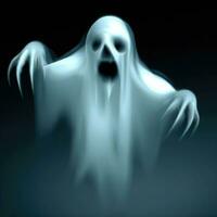 fantasmi, spiriti o zombie su Halloween. creato con ai. foto