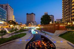 taichung yanagawa riverside park, taiwan foto