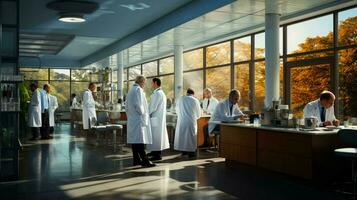 squadra di medico lavoratori medici sorridente nel Ospedale, medicina e assistenza sanitaria concetto foto