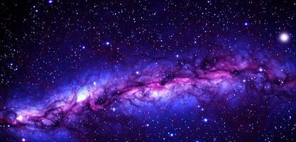 in profondità spazio nebulosa e galassia stelle il universo è pieno di stelle 3d illustrazione foto