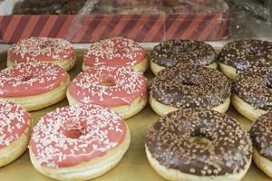 cibo per ciambelle alla fragola foto