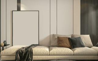 accogliente e invitante vivente camera interno design suggerimenti 3d interpretazione foto