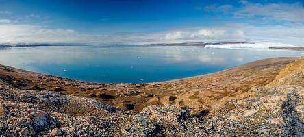 paesaggio artico delle svalbard spitsbergen foto