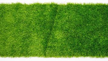 spazio copia erba artificiale, mockup di sfondo prato prato in plastica verde foto