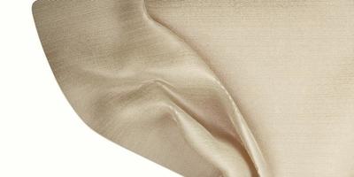 trama di seta onda tenda tessuto organza beige chiaro illustrazione 3d foto