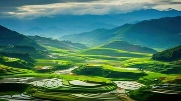 selvaggio nord Cina pianura ai generato foto