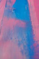 avvicinamento di astratto ruvido arte pittura struttura, con olio pennellata, pallet coltello dipingere su tela foto