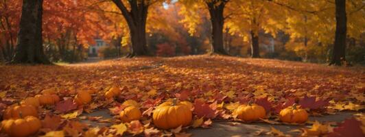colori di autunno. ai generato foto