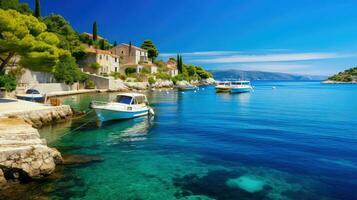 Europa croato Adriatico costa ai generato foto