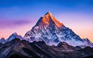 AMA dablam montagna picco foto