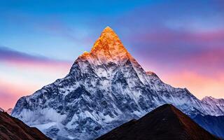 AMA dablam montagna picco foto