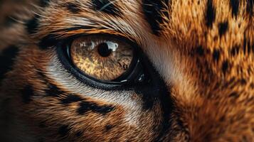 ghepardo ritratto vicino su. generativo ai foto