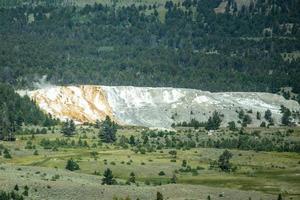 gigantesche sorgenti termali nel parco nazionale di Yellowstone. Stati Uniti d'America foto