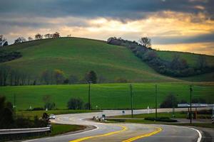 pittoresco paesaggio autunnale nella Virginia occidentale foto