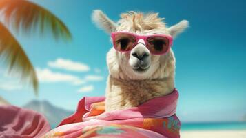 freddo alpaca tropicale scappa foto