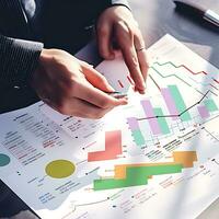 attività commerciale Infografica analisi grafici e assunzione Appunti foto