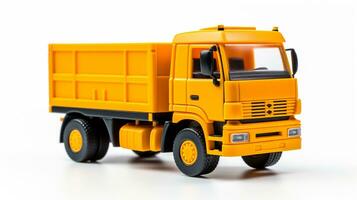 visualizzazione un' 3d miniatura camion. generativo ai foto