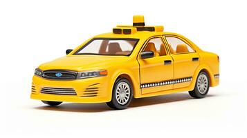 visualizzazione un' 3d miniatura Taxi. generativo ai foto