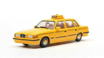 visualizzazione un' 3d miniatura Taxi. generativo ai foto