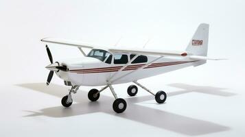 visualizzazione un' 3d miniatura cessna 172. generativo ai foto