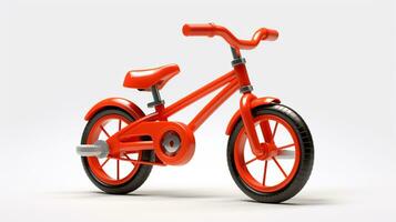 visualizzazione un' 3d miniatura bicicletta. generativo ai foto