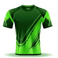 verde e nero sport calcio design camicia foto