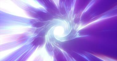 astratto viola blu tunnel contorto turbine di cosmico iperspazio magico luminosa raggiante futuristico hi-tech con sfocatura e velocità effetto sfondo foto