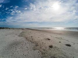 scene di spiaggia a Hunting Island South Carolina