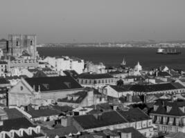 il città di Lisbona nel Portogallo foto