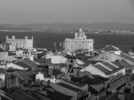 il città di Lisbona nel Portogallo foto