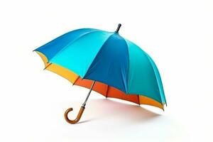 colorato ombrello isolato su bianca sfondo .generativo ai. foto