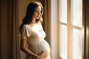 bella donna incinta foto