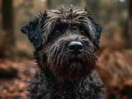 bouvier des fiandre cane creato con generativo ai tecnologia foto