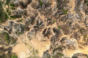 fluente erosione morfologia nel Yunnan, Cina. foto