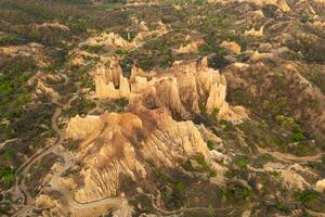 fluente erosione morfologia nel Yunnan, Cina. foto