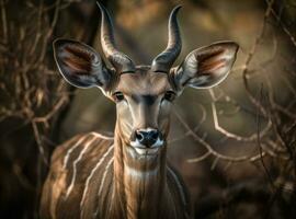 kudu ritratto creato con generativo ai tecnologia foto