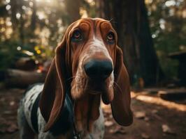 beagle cane creato con generativo ai tecnologia foto