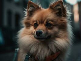 spitz cane creato con generativo ai tecnologia foto